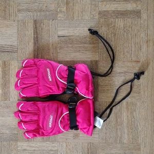 Spyder gloves in pink